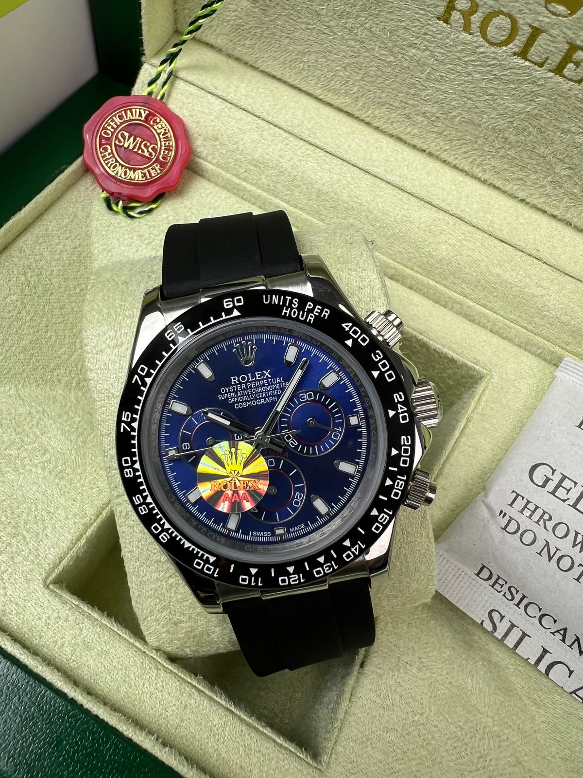 Rolex Cosmograph Daytona Cadran Bleu – L'Élégance Sportive Ultime