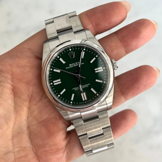 Rolex Oyster Perpetual vert