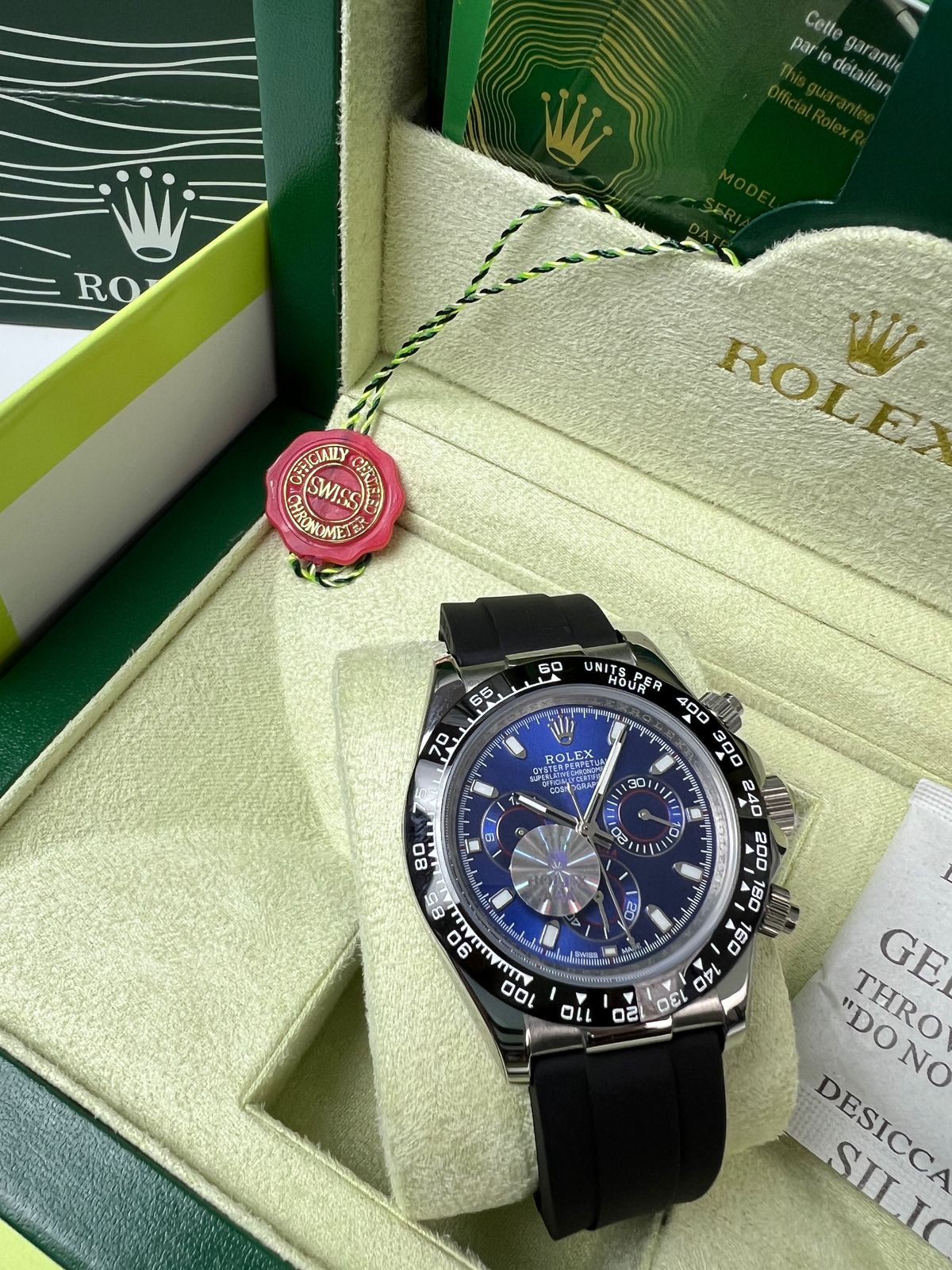 Rolex Cosmograph Daytona Cadran Bleu – L'Élégance Sportive Ultime