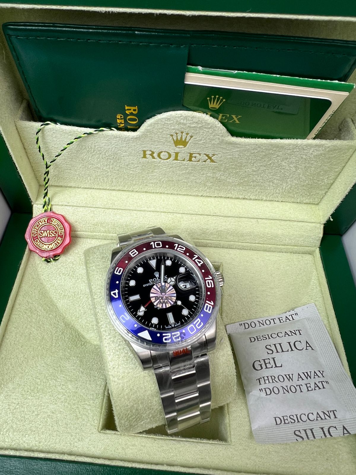 Rolex GMT-Master II | Cadran Noir | lunette bicolore rouge et bleue