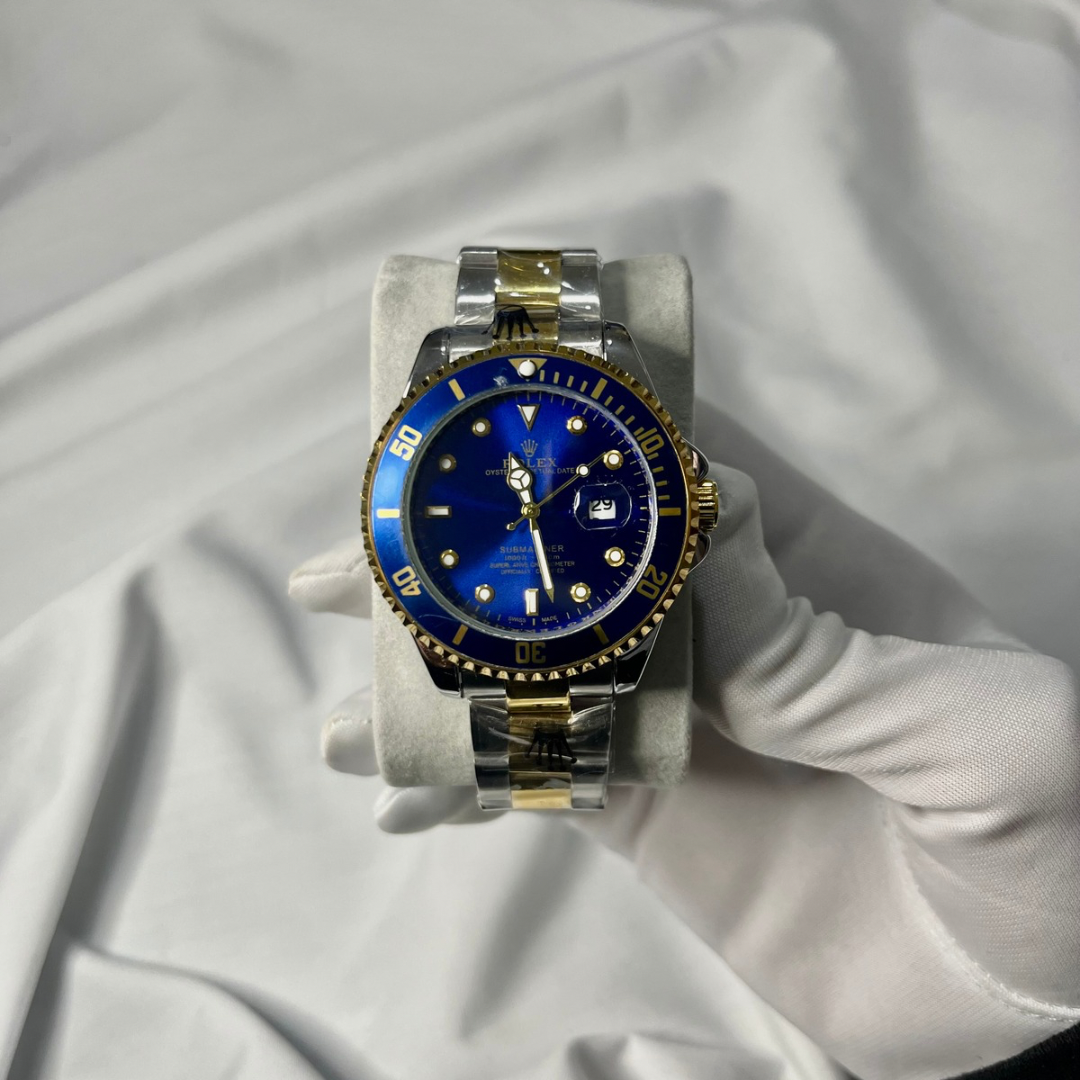 Rolex submariner Date bleu