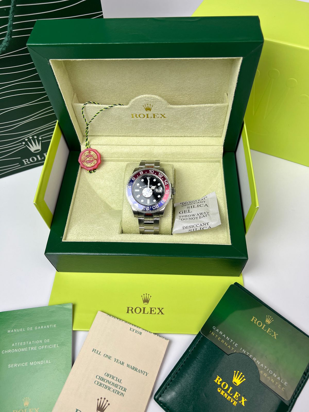 Rolex GMT-Master II | Cadran Noir | lunette bicolore rouge et bleue